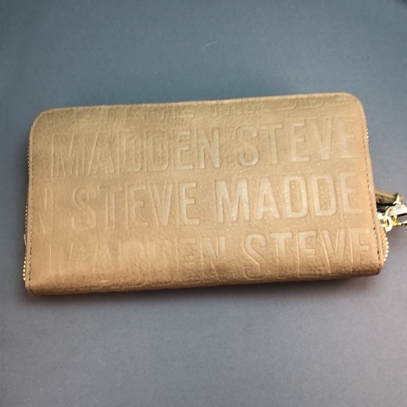 Steve Madden Zip around logo Wallet taupe - Picture 15 of 16